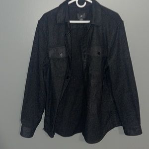 H&M Grey Wool Button Down-Men’s